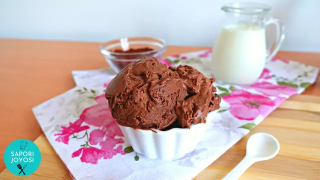 Gelato al Cioccolato Senza Gelatiera