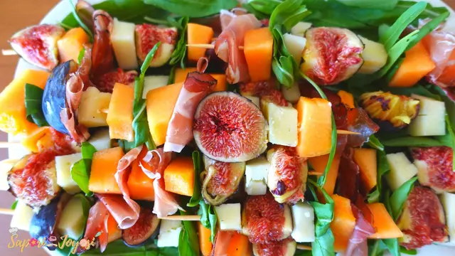 Spiedini fichi e melone